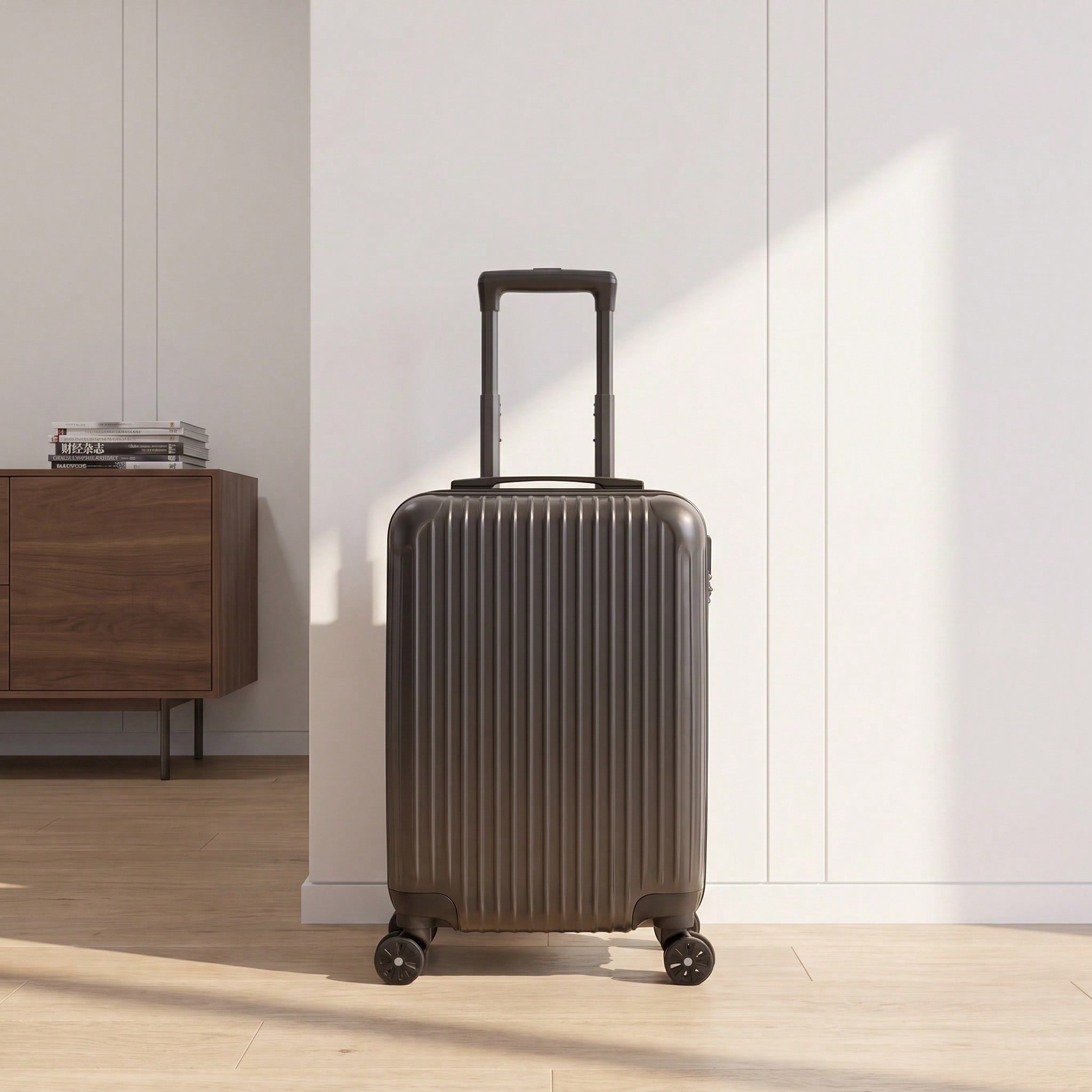 Spinner Wheel Rolling Suitcase 20 Inch - ABS Hard Shell Travel Luggage Box,