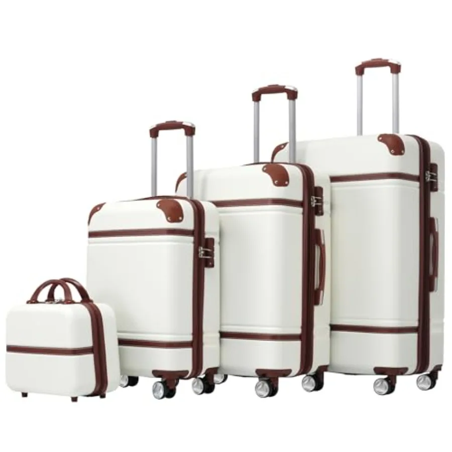 Expandable Hard Shell Luggage Set - Luggage Sets for Travel: Hardshell ABS,