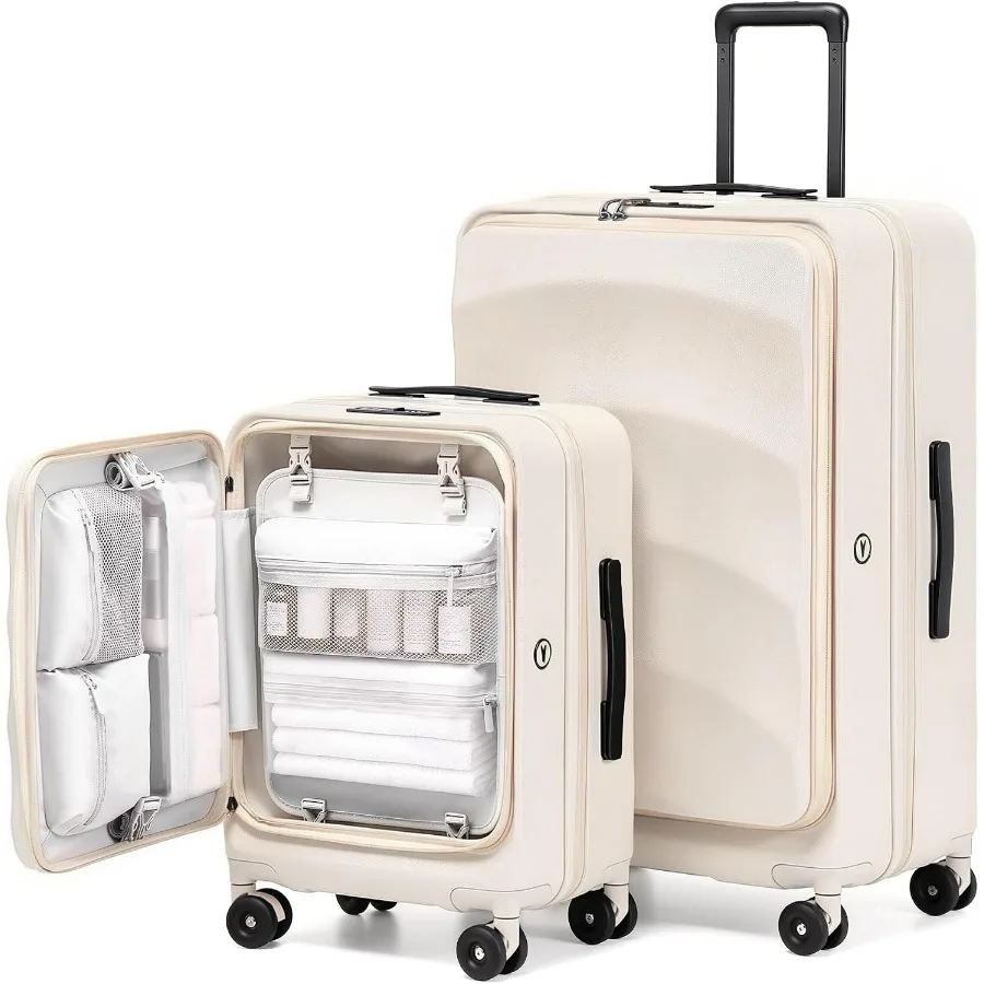 Top Opening Expandable Luggage - Expandable Hard Shell Luggage Set review and price