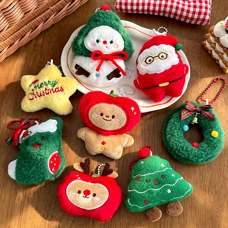 9pcs/Set Chrismas Plush Keycha - Backpacks review and price