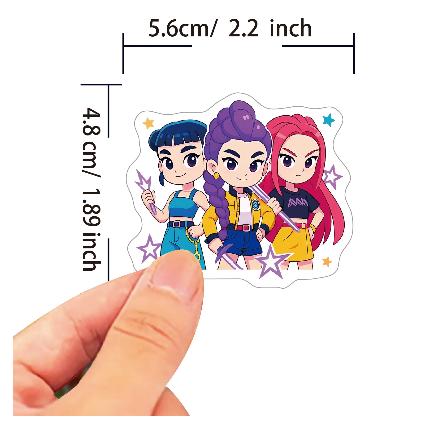 60Pcs Anime Girls Lumi Mila Zo - Luggage review and price
