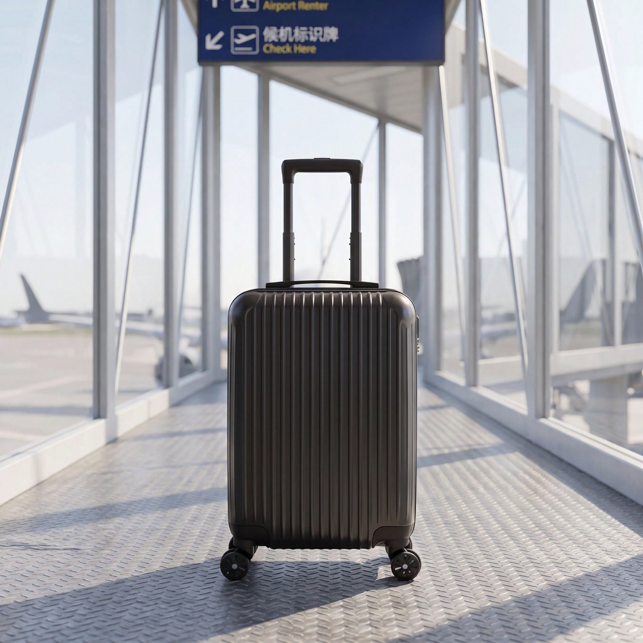 20 Inch ABS Hardside Carry On  - Cabin Size Lightweight Travel Trolley review and price