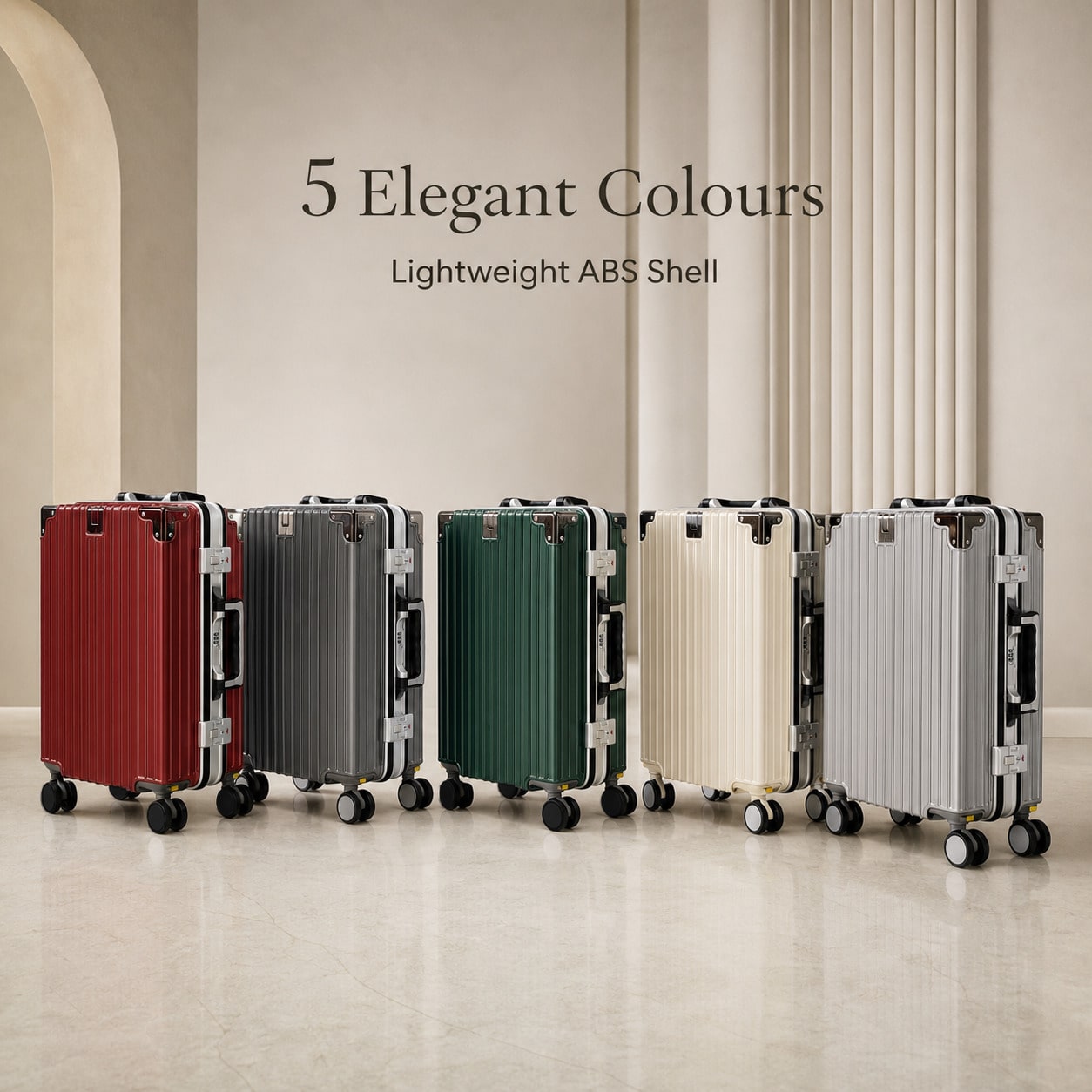 20 Inch Carry On Suitcase Airl - Cabin Size Lightweight Travel Trolley review and price