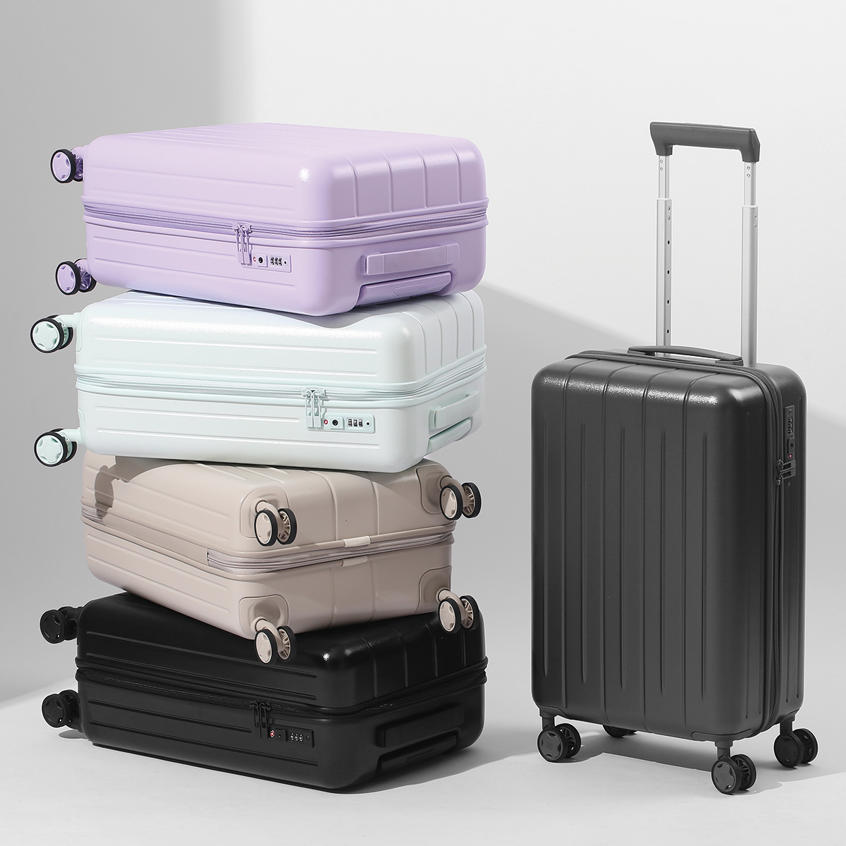 20 Inch PC Hard Shell Luggage  - Spinner Wheel Rolling Suitcase 20 Inch review and price