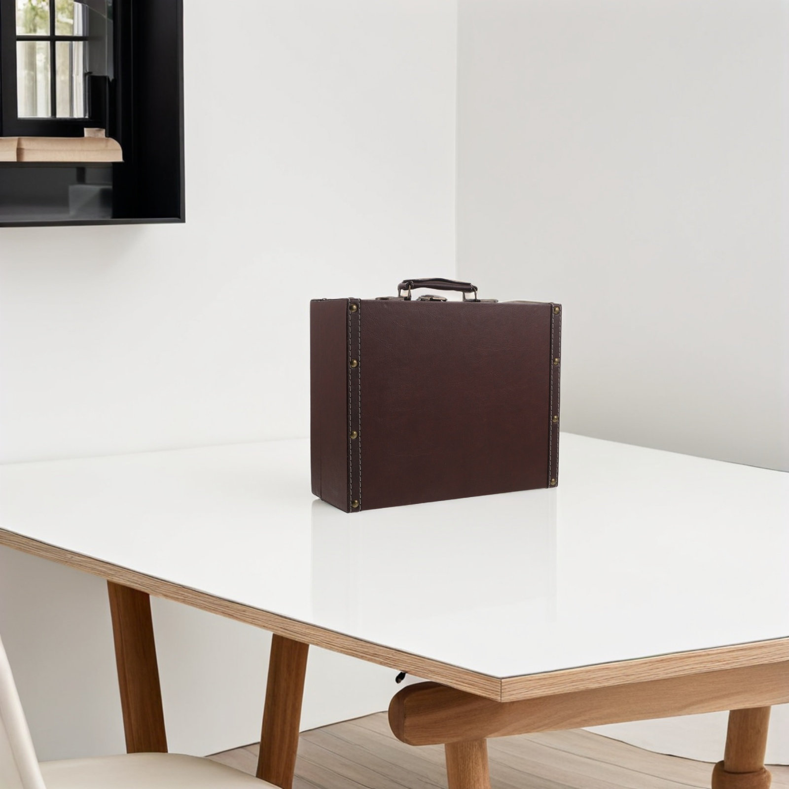 Wood Retro Storage Box Vintage - Retro Vintage Trunk Suitcase review and price