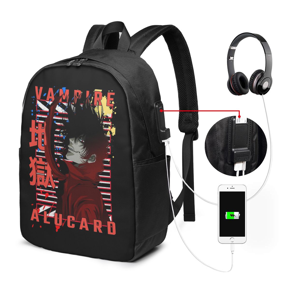 Alucard Hellsing Manga Backpac - Travel Bags review and price