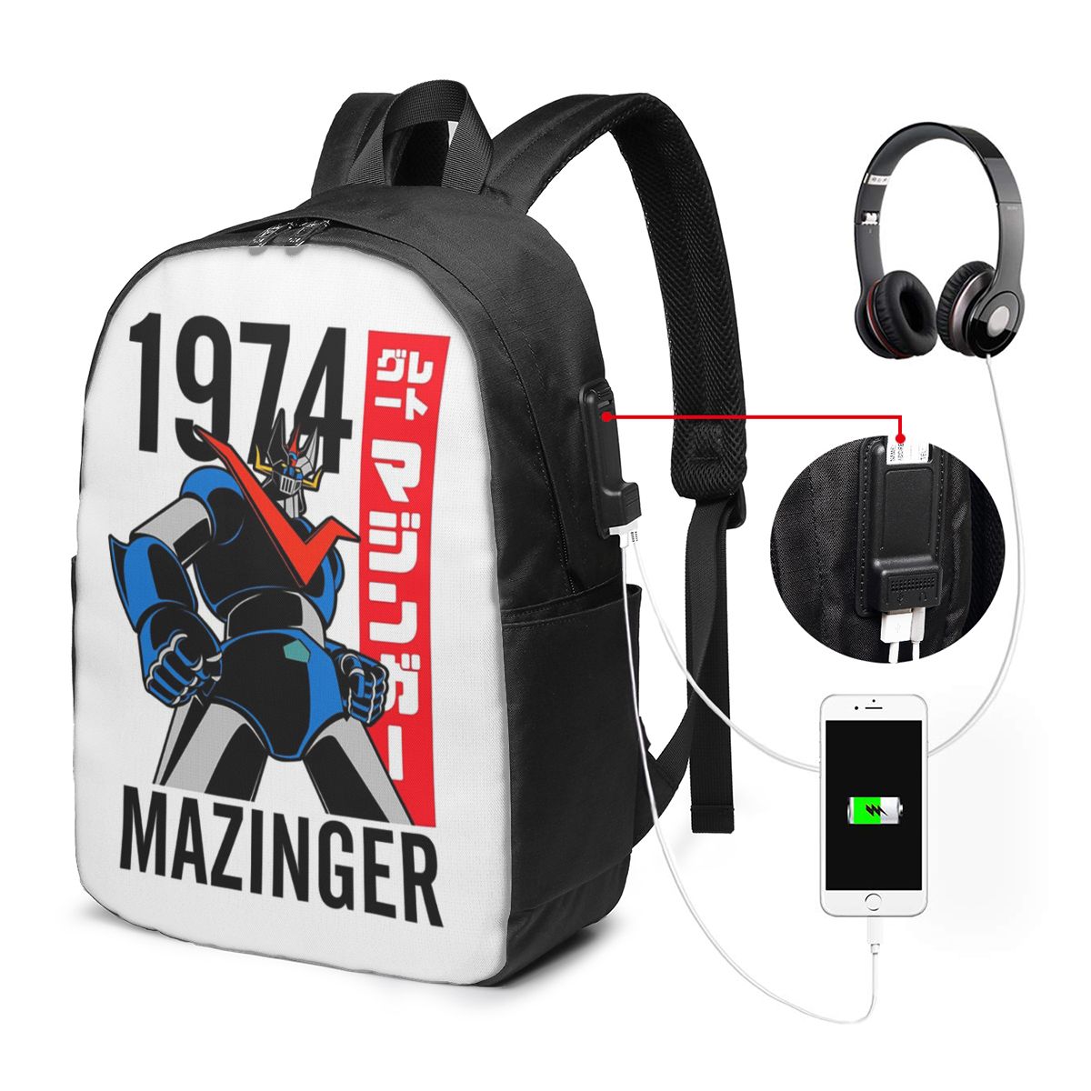 Mazinger Z Mad Robot Grendizer - Travel Bags review and price