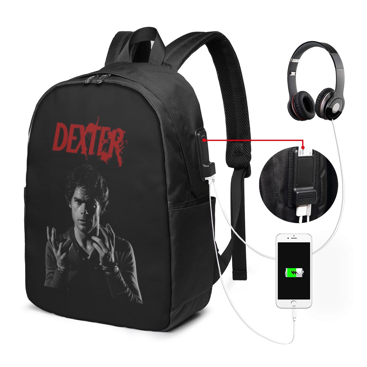 Movie Dexter Morgan Backpack T - Travel Bags review and price
