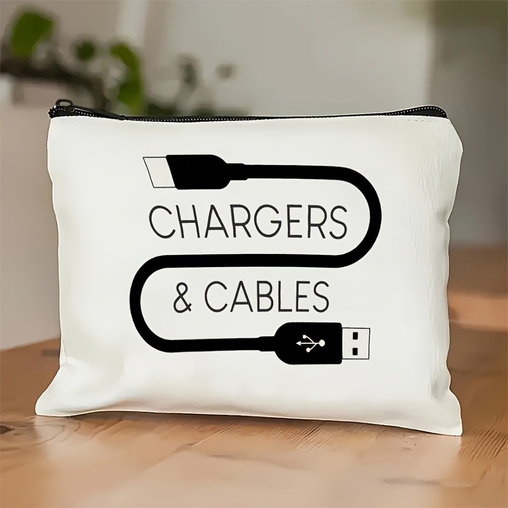New Canvas Charger Storage Pou - Cosmetic Bags review and price